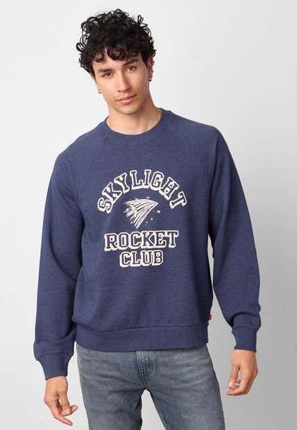Buzo Levi's Raglan Graphic  Azul