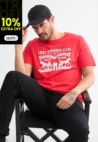 Camiseta Levi's Rojo Levis