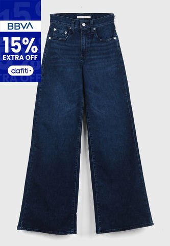 Jean Levi's 728 Wide Leg Fit Índigo Oscuro Levis