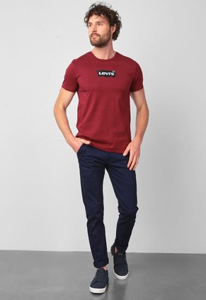 Camiseta Levi's Graphic Borgoña