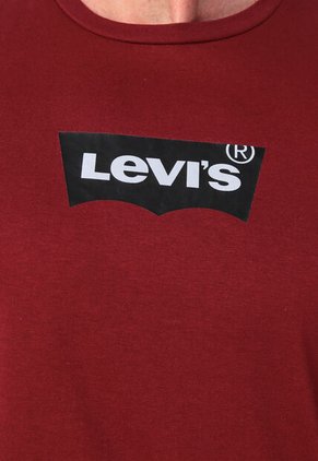 Camiseta Levi's Graphic Borgoña