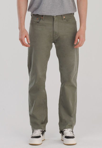Pantalón Verde Oliva Levi's 505 Regular Fit