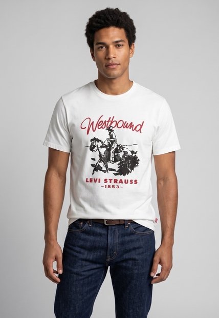 Camiseta Levi's Marfil
