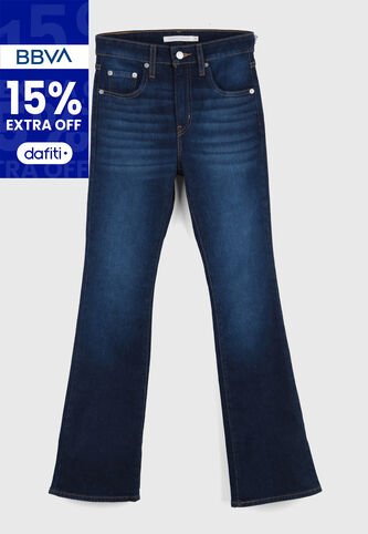 Jean Levi's 725 Bootcut Fit Índigo Oscuro Levis