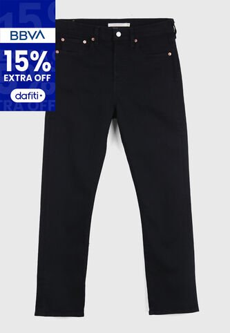 Jean Levi's Wedgie Straight Fit Negro Levis