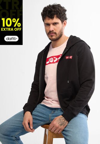 Hoodie Levi's Negro Levis