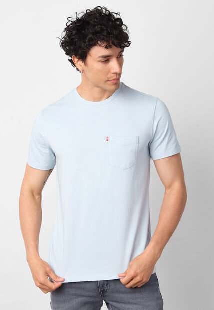 Camiseta Levi's Classic Pocket Celeste