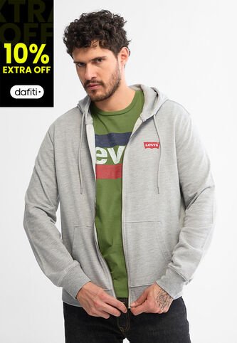 Hoodie Levi's Gris Levis