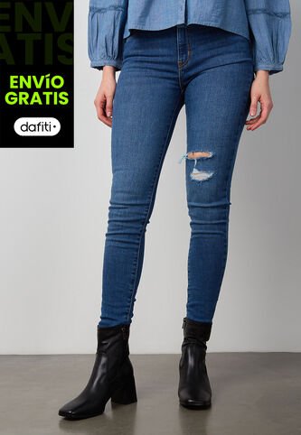 Jean Levi's 720 Super Skinny Fit Índigo Medio Levis
