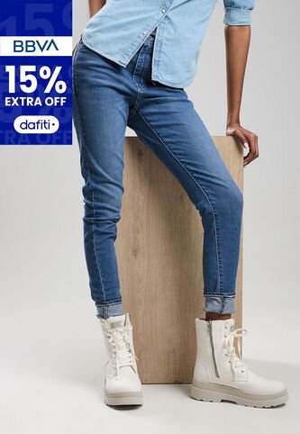 Jean Levi's 720 Super Skinny Fit Índigo Medio. Levis