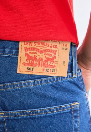 Jean Levi's 501 Original Fit Índigo Medio