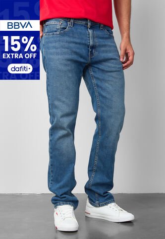 Jean Levi's 514 Straight Fit Índigo Medio Levis