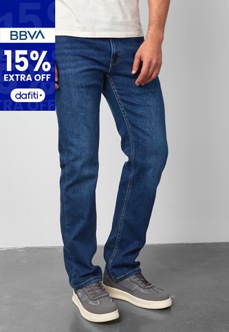 Jean Levi's 514 Straight Fit Índigo Medio Levis