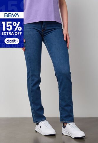 Jean Levi's 315 Shaping Straight Fit Índigo Medio Levis