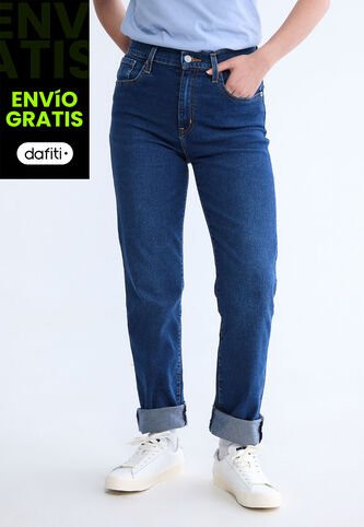 Jean Levi's 724 Slim Straight Fit Índigo Medio Levis