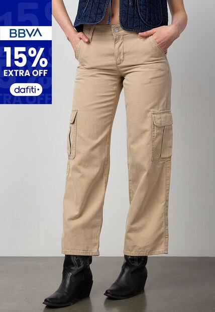 Pantalón Cargo Levi's Superlow Loose Fit Caqui