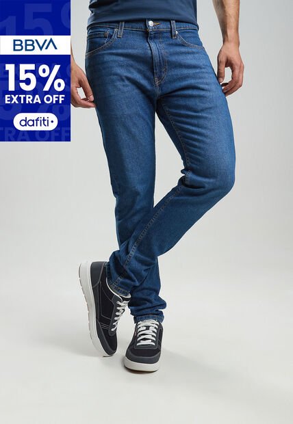 Jean Levi's 512 Slim Taper Fit Índigo Medio