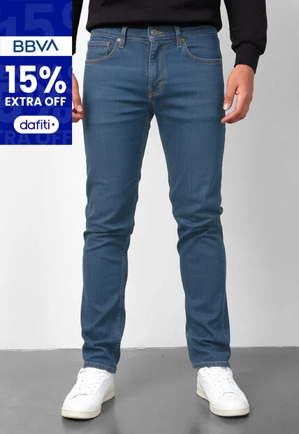 Jean Levi's 502 Taper Fit Índigo Medio