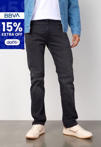 Jean Levi's 514 Straight Fit Negro Levis