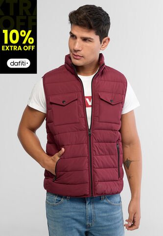 Chaleco Acolchado Levi's Vinotinto Levis