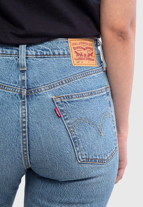 Jean Levi's 501 Skinny Fit Índigo Medio