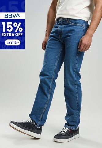 Jean Levi's 505 Regular Fit Índigo Medio Levis