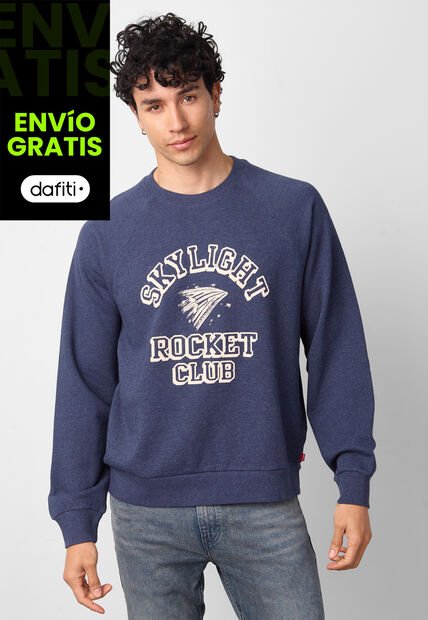 Buzo Levi's Raglan Graphic  Azul