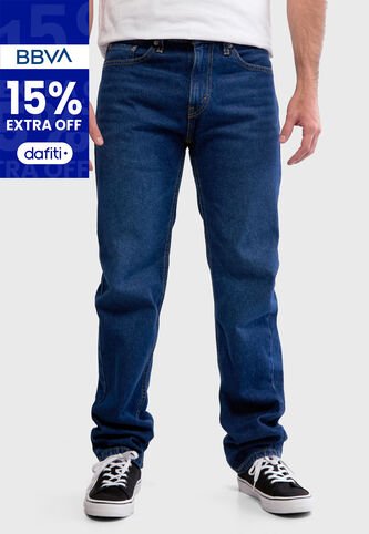 Jean Levi's 505 Regular Fit  Índigo Medio Levis