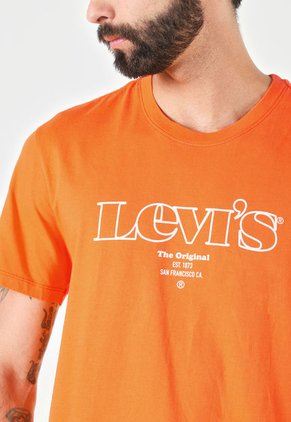 Camiseta Naranja-Blanco Levi's