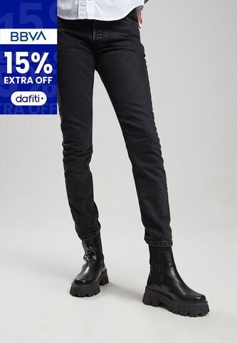 Jean Levi's 501 Skinny Fit Negro Levis
