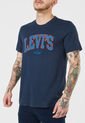Camiseta Azul-Naranja Levi's de Levis