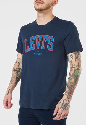 Camiseta Azul-Naranja Levi's