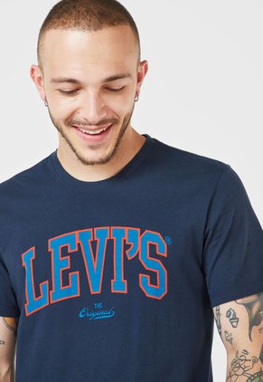 Camiseta Azul-Naranja Levi's