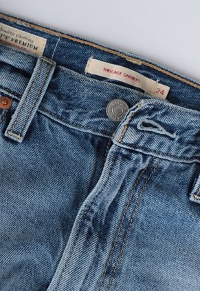 Short Levi's Ribcage Fit Índigo Medio