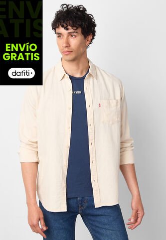 Camisa Levi's Sunset 1 Pocket Amarillo Claro Levis