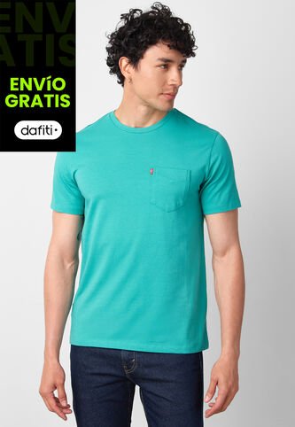 Camiseta Levi's Classic pocket tee Turquesa Levis