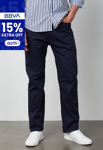 Pantalón Levi's 505 Regular Fit Azul Levis