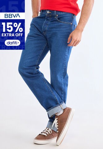 Jean Levi's 501 Original Fit Índigo Medio Levis