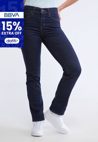 Jean Levi's 314 Shaping Straight Fit Índigo Oscuro Levis