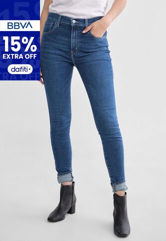 Jean Levi's 720 Super Skinny Fit Índigo Medio Levis