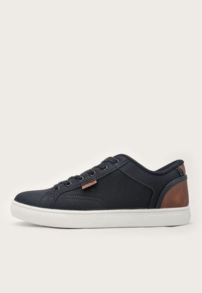 Tenis Lifestyle Negro-Blanco-Café Levi's Jefrey 501