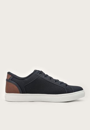 Tenis Lifestyle Negro-Blanco-Café Levi's Jefrey 501