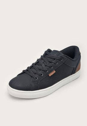 Tenis Lifestyle Negro-Blanco-Café Levi's Jefrey 501