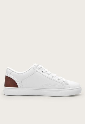 Tenis Lifestyle Blanco-Café Levi's Jefrey