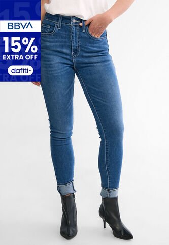Jean Levi's 720 Super Skinny Fit Índigo Medio Levis