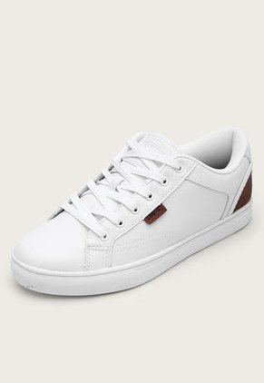Tenis Lifestyle Blanco-Café Levi's Jefrey