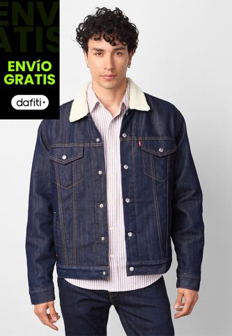 Chaqueta Denim Levi's Sherpa índigo Oscuro Levis