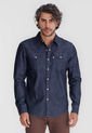 Camisa Denim Azul Oscuro Levi's Western Denim de Levis