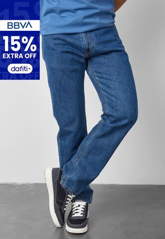 Jean Levi's 505 Regular Índigo Medio Levis