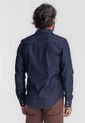 Camisa Denim Azul Oscuro Levi's Western Denim de Levis